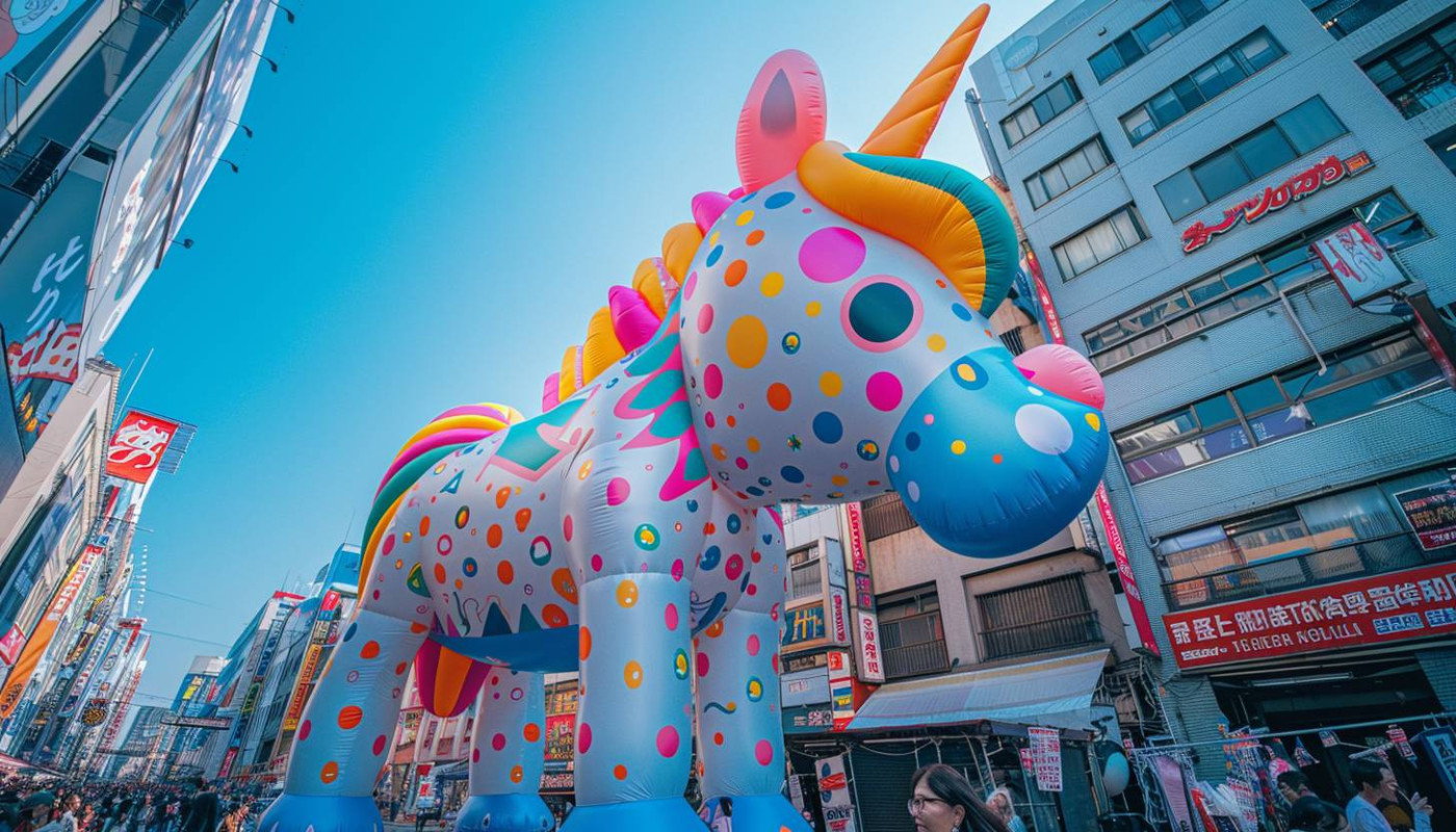 Comment les structures gonflables géantes transforment le marketing visuel
